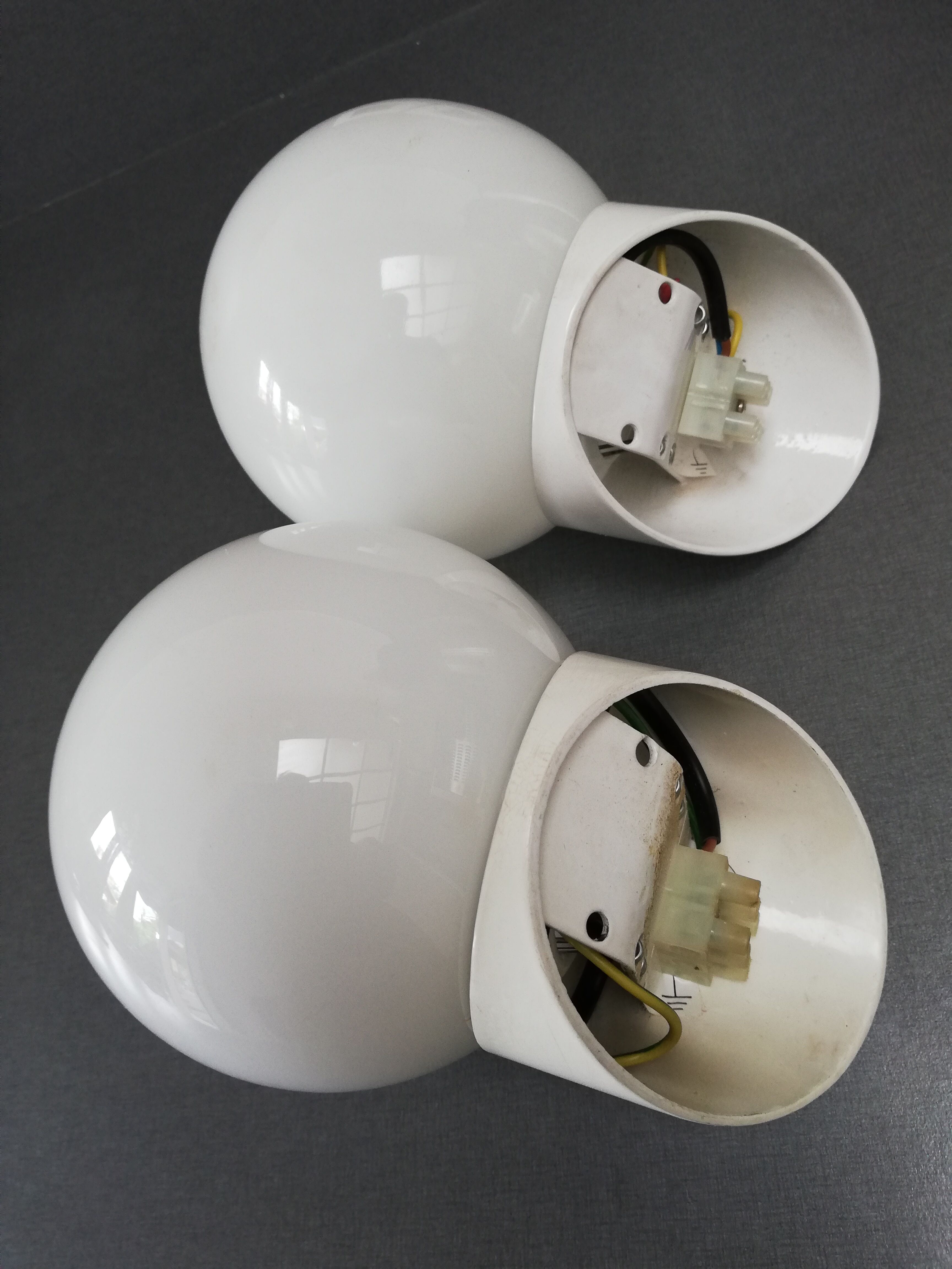 Pair of wall lamps Bo Niko vintage 60 70