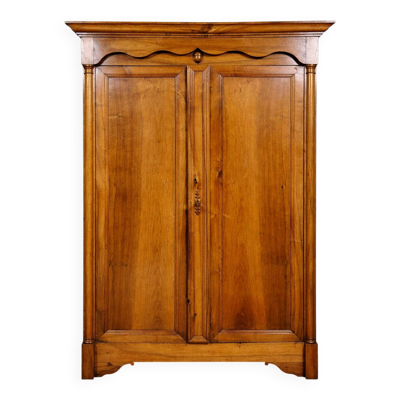 armoire d’époque Empire, en noyer massif, datant du début du XIXe