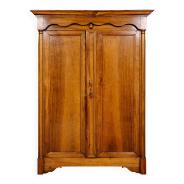 armoire d’époque Empire, en noyer massif, datant du début du XIXe