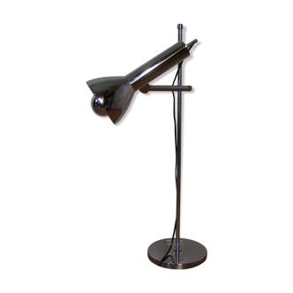 Vintage chrome metal lamp - 1960