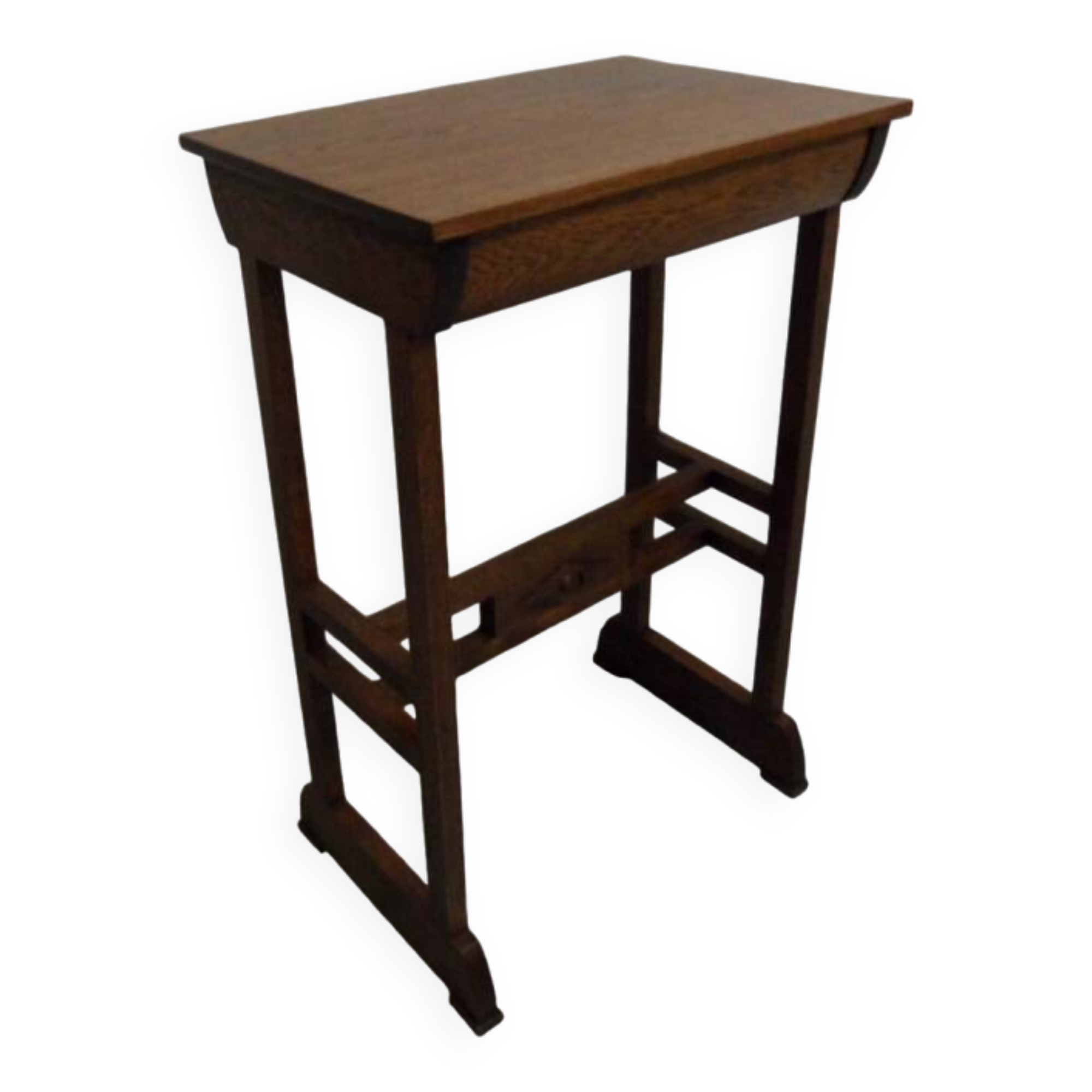 Vintage oak sidetable with drawer