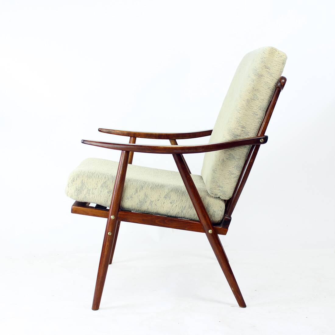 Boomerang Armchair By Ton, Czechoslovakia 1960s