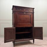 Mahogany Secretary Louis XVI XIII Eme Century