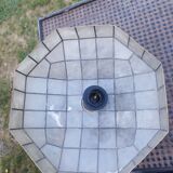 Octagonal suspension octagon lampshade mother-of-pearl pearl