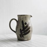 Hastings Pottery Abstract Pattern Ceramic Pitcher.