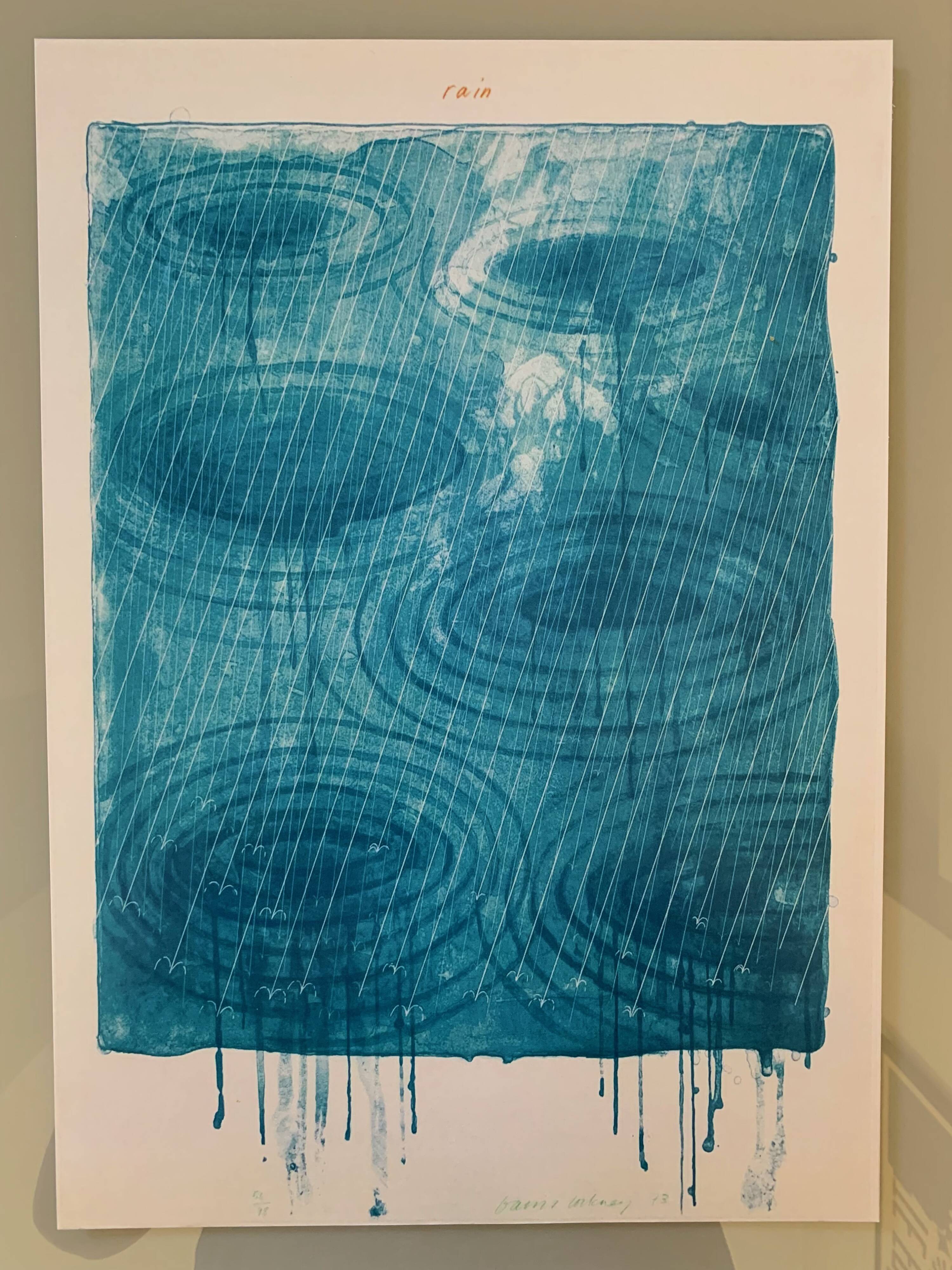 David hokney “the rain” 1973 los angeles
