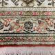 Vintage Turkish Vegan Silk Rug, 110x60 cm, Kayseri, Red, Yellow, Beige Small