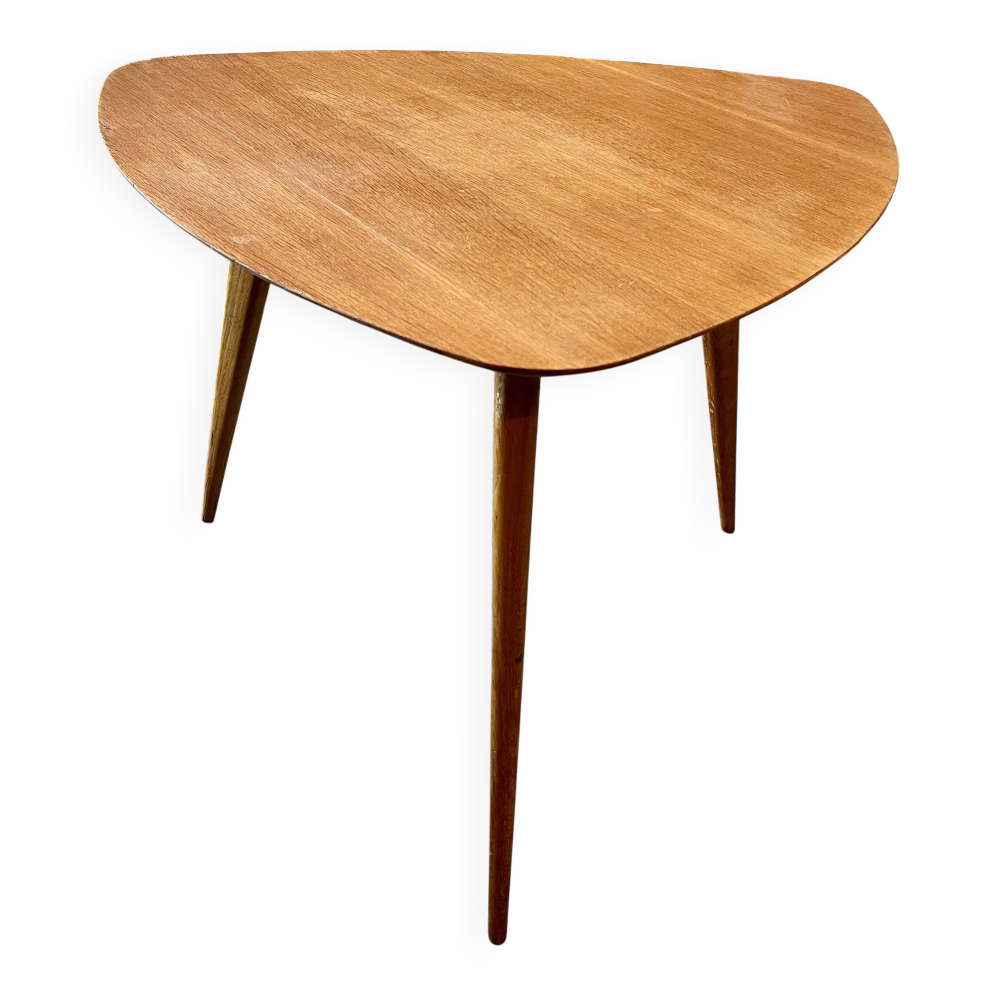 Scandinavian tripod coffee table 1960s
