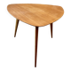 Scandinavian tripod coffee table 1960s