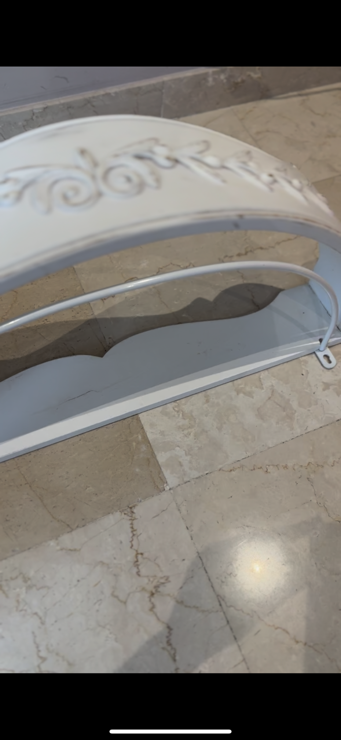 Hanging canvas headboard