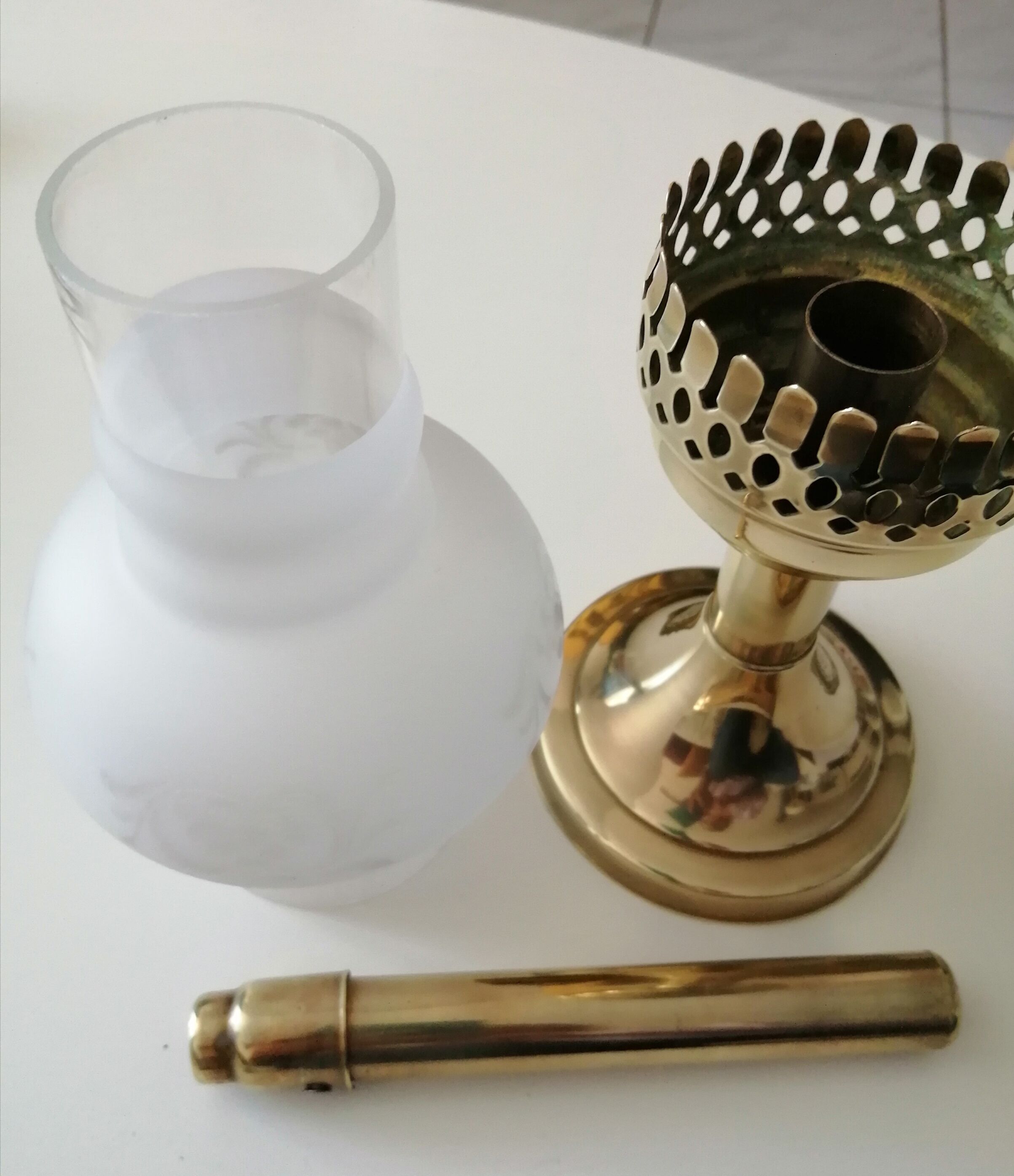 English candle lamp