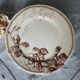 Old flat plates mismatched in earthenware