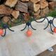 Retro wrought iron coat rack 💐