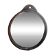 Vintage leather mirror 1940/50 in the spirit of Adnet