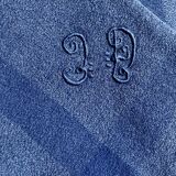 Tablecloth set + 6 antique napkins monogrammed JD