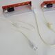 Pair of Scandinavian wall sconces with swivel shade in orange metal. 70