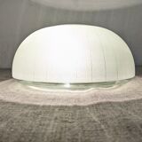 Vintage glass ceiling lamp from the 50s/60s