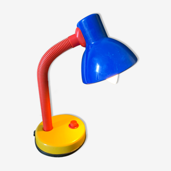 Lampe de bureau multicolore vintage