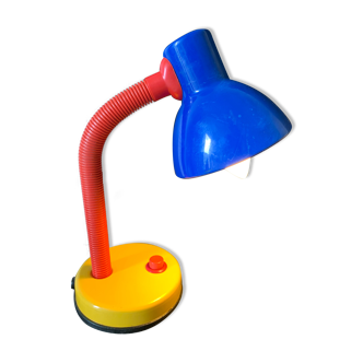 Lampe de bureau multicolore vintage