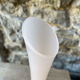 Vase in powdered pink opaline