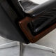 Vintage Lounge Chair & Ottoman by André Vandenbeuck for Strässle
