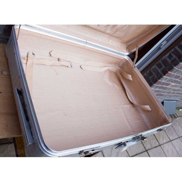 Cheney England aluminum suitcase