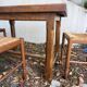 Farm table + chairs