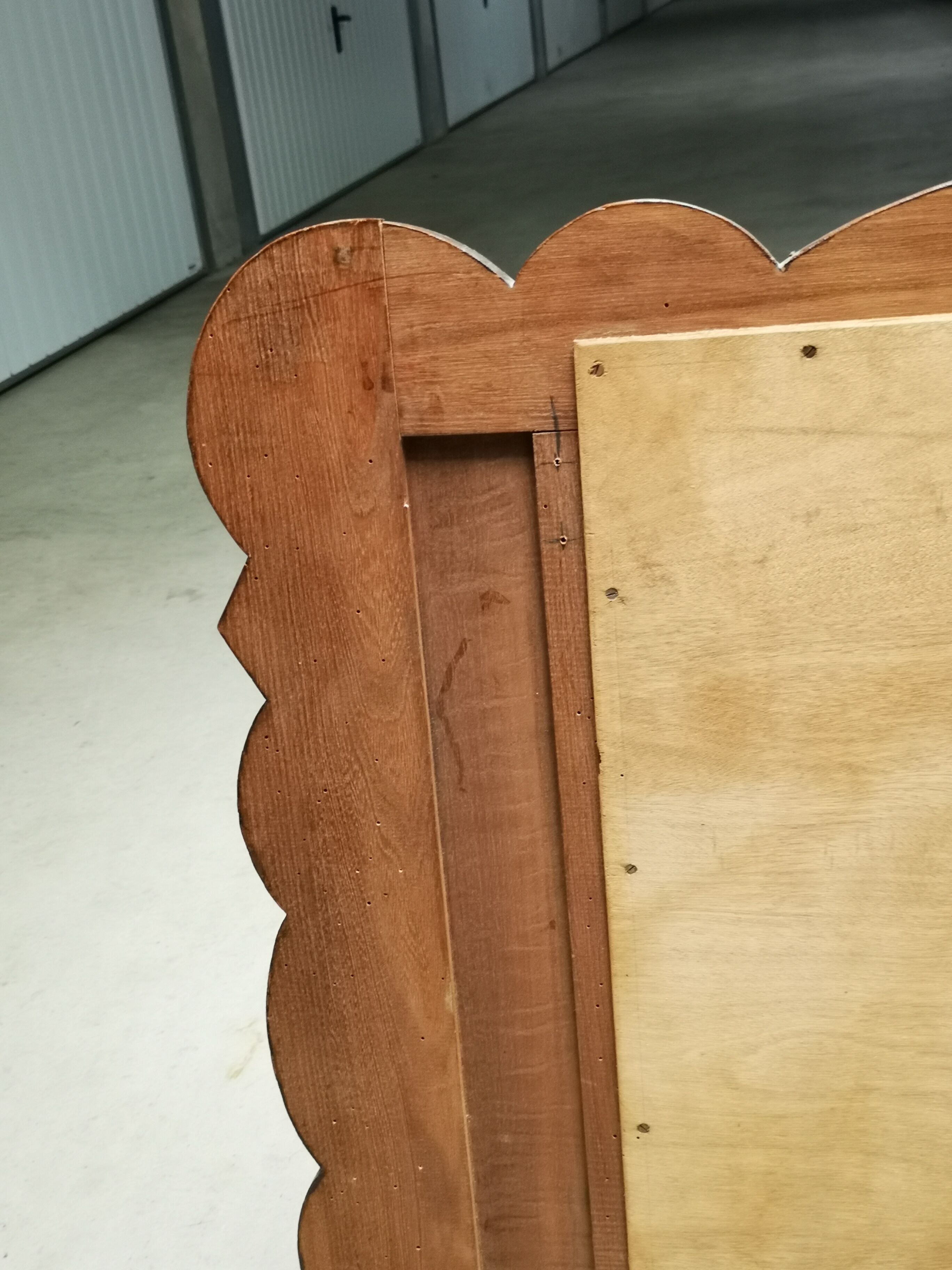 Vintage wooden mirror 170cm x 82.5cm