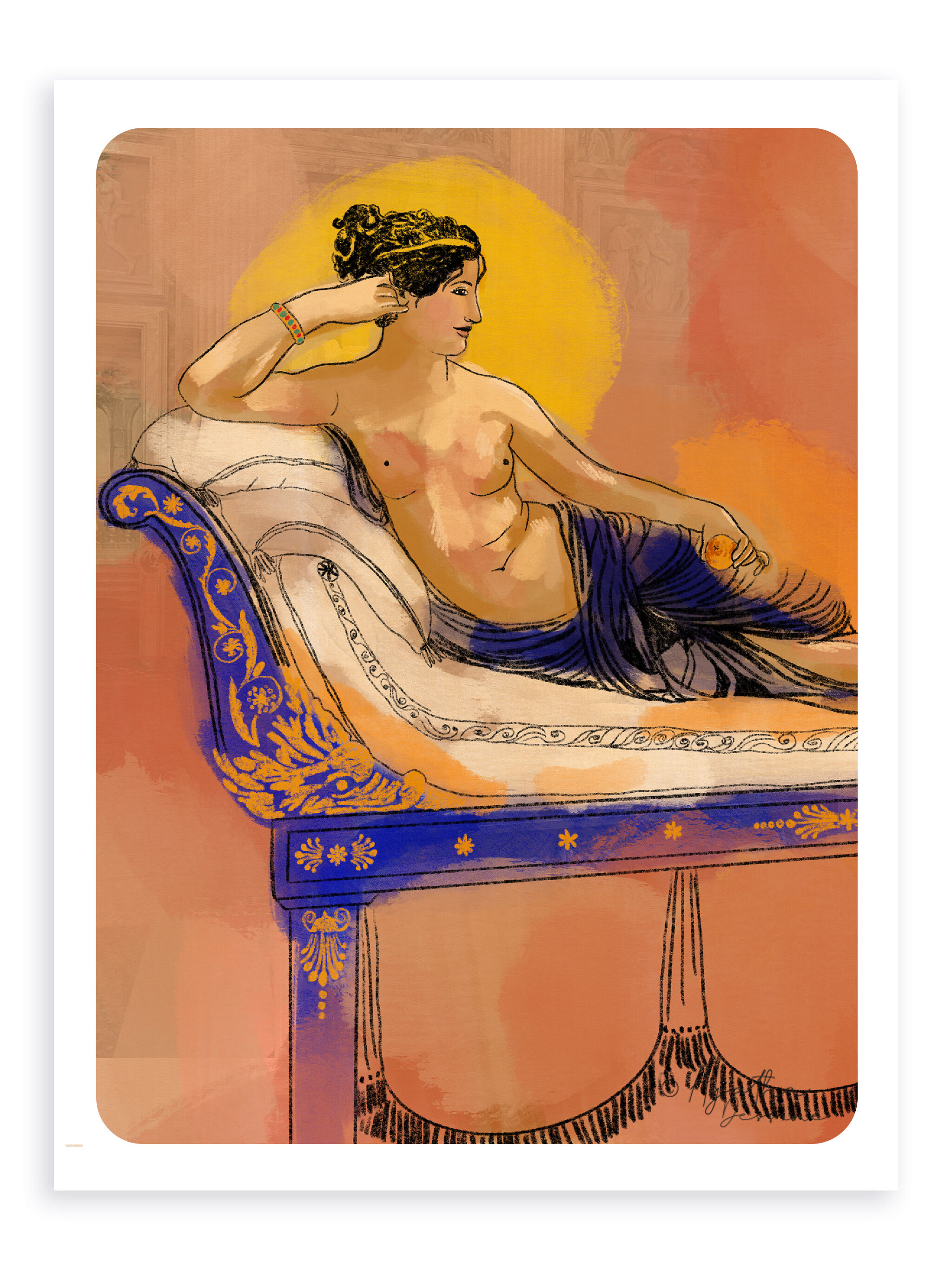Illustration "Vénus de Rome" A4