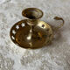 Brass cellar rat candlestick
