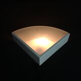 2 minimalist triangular wall lights, 1980