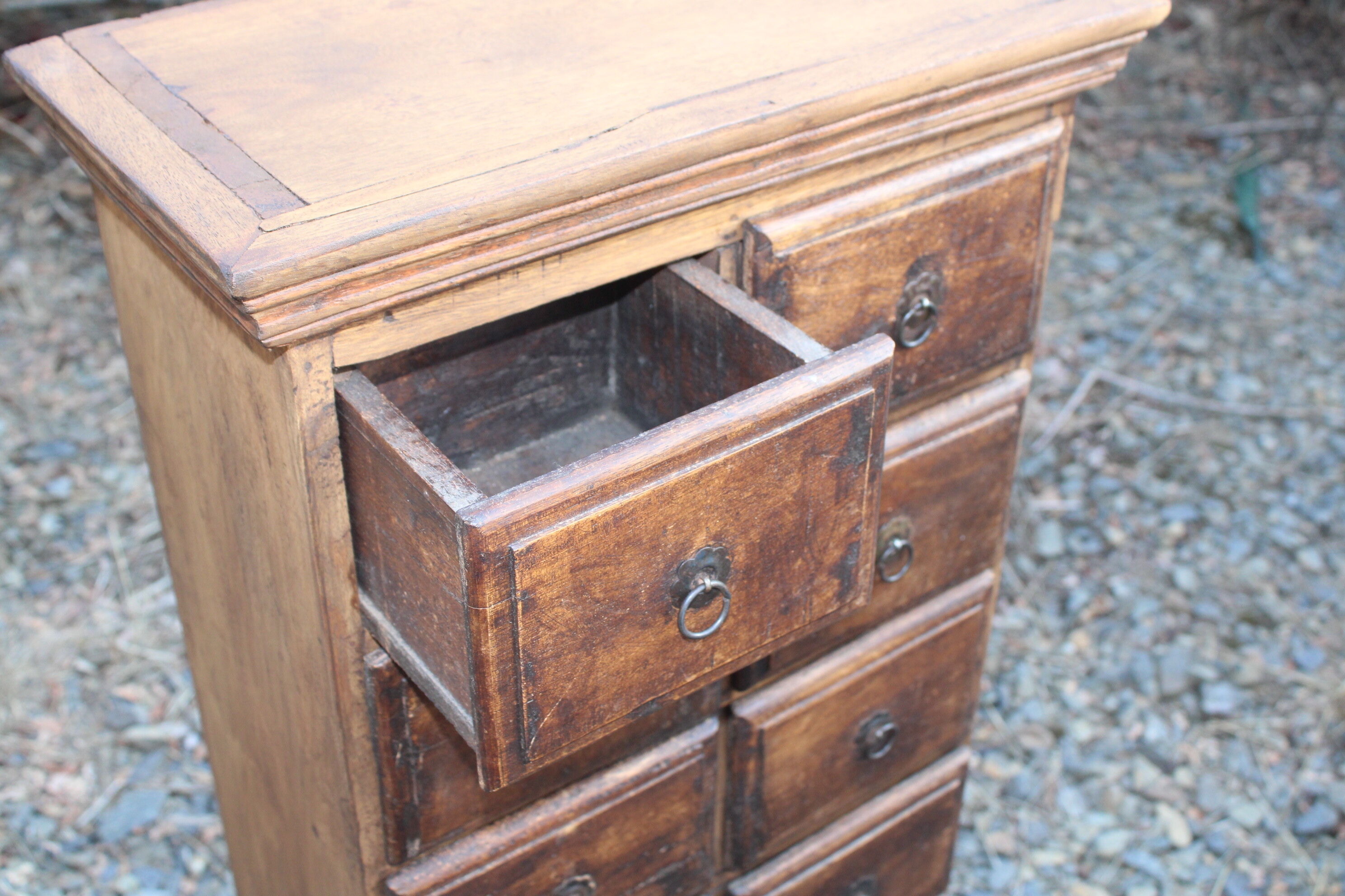 Apothecary seed cabinet