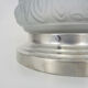 Ceiling lamp, wall lamp, molded glass lamp aluminum structure