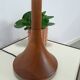 Teak houten lampenvoet vintage