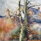 Vue de Village Indre-et-Loire de Pierre Dimanche ( 1919-1986)