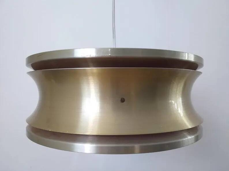 Midcentury pendant in Style of Jo Hammerborg, Denmark, 1970s