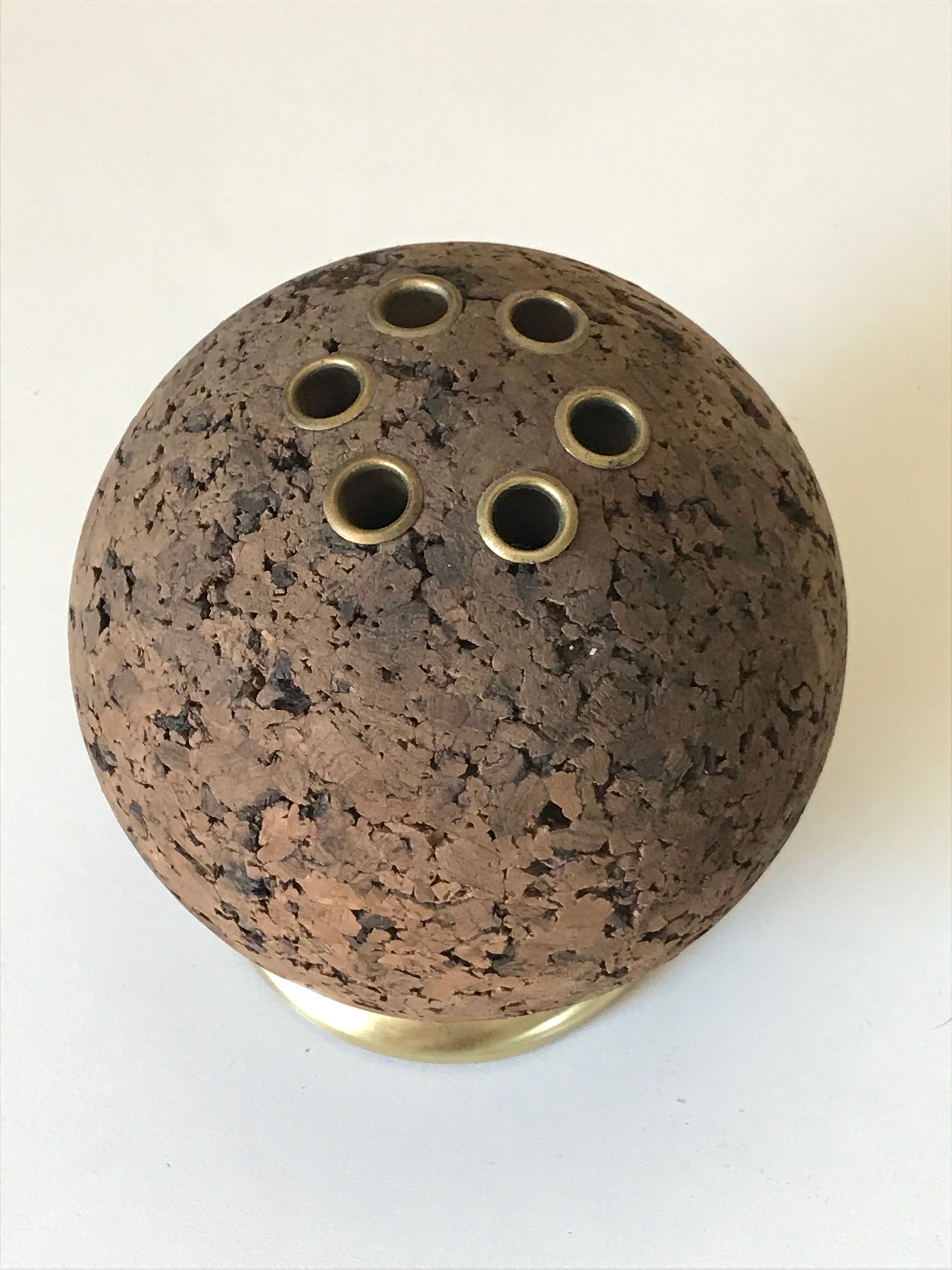 Cork pencil holder design usa 1960 vintage