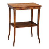 Coffee table in walnut and mahogany - Italy early 1900s