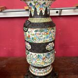 A Chinese famille rose porcelain vase called 'from Nanking' 19th century 55cm