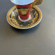 High cup + saucer Versace Medusa red - Rosenthal Ikarus - new