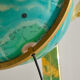 Globe sur cadre en laiton, des années 1980