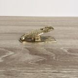 Vintage owl brass paper or mail clip