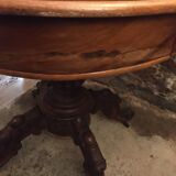 Violin table 2 walnut drawers