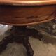 Table violon 2 tiroirs en noyer