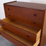 Mid-Century Danish Teak Chest of Drawers, 1960s.