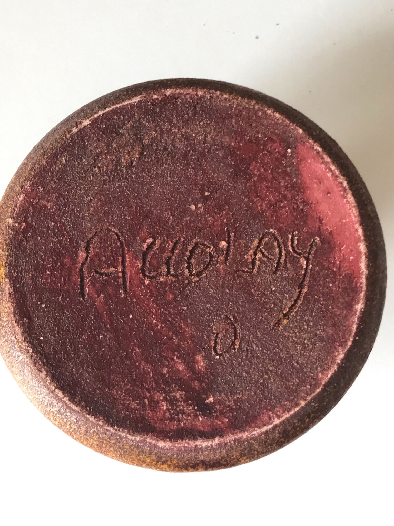 Ceramic candle holder accolay vintage design 60 years