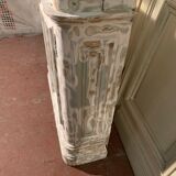 Showcase furniture style lacquered wood XX century