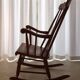 Rocking chair in blond wood
