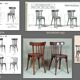 Set de 4 chaises bistrot Baumann 1937-1939 ca