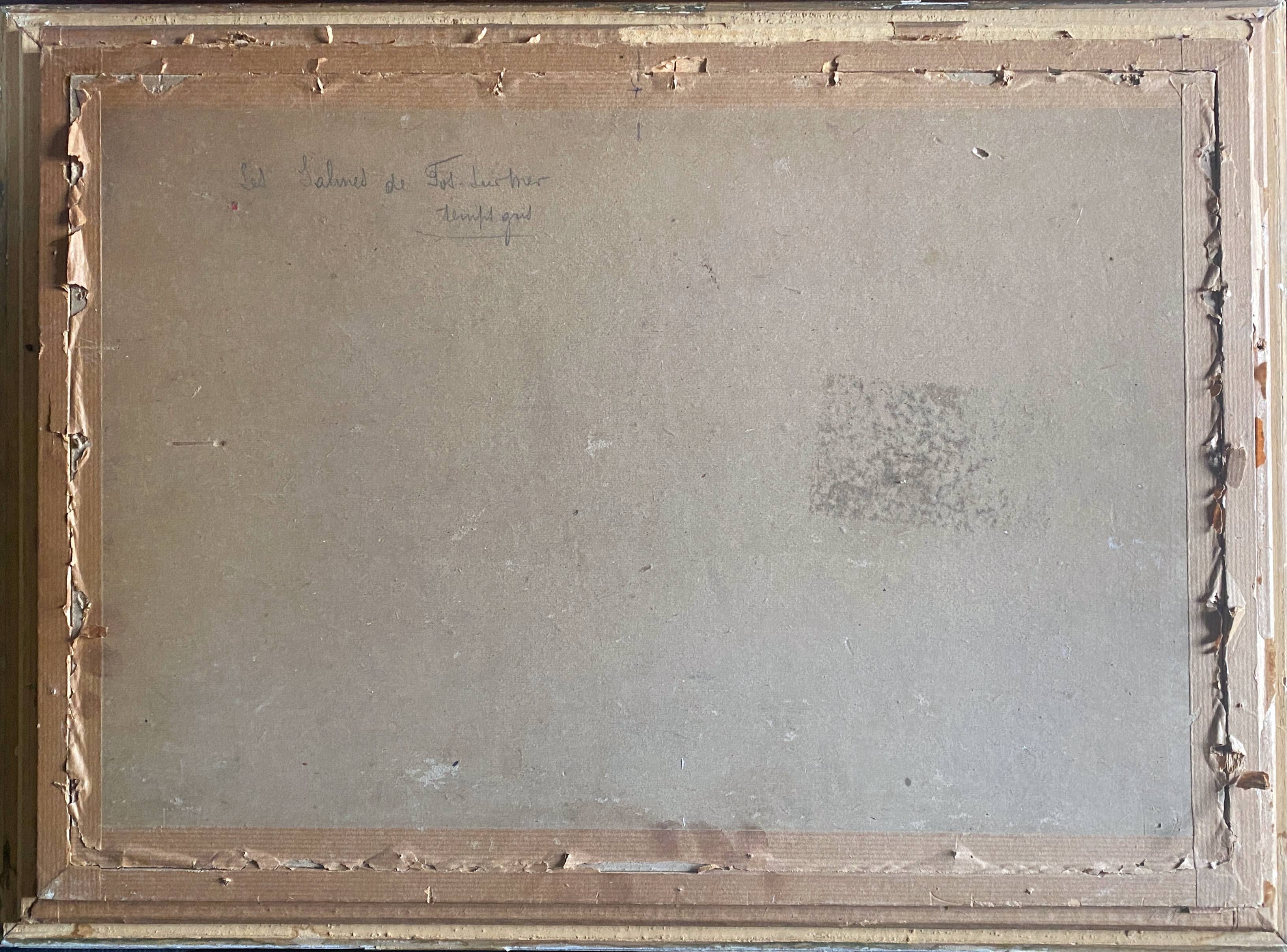 HSP painting "Salt pans at Fos-sur-mer" by Abel GAY (1877-1961)